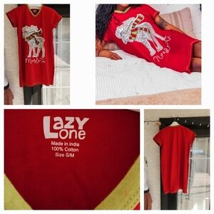 Moosletoe Women's V-neck‎ Nightshirt